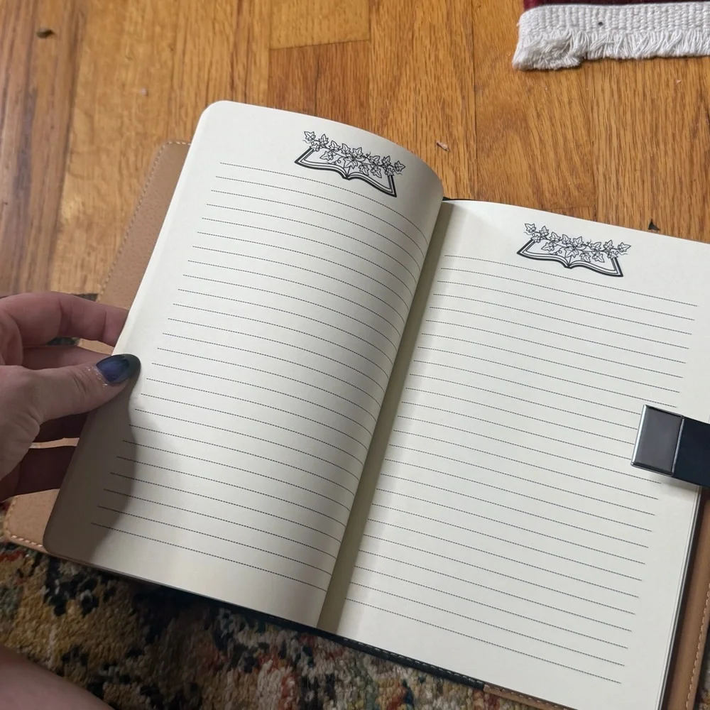 Owl crate dark academia notebook